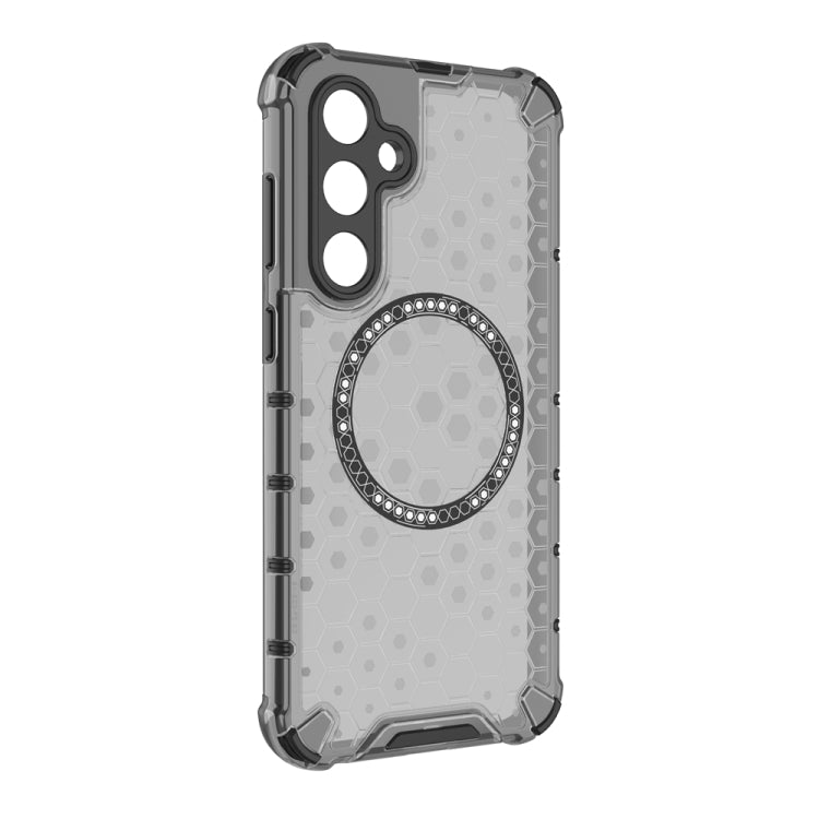 For Samsung Galaxy S23 FE 5G Honeycomb Magnetic Ring Shockproof Phone Case