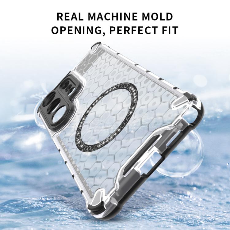 For Samsung Galaxy S26 Ultra 5G Honeycomb Magnetic Ring Shockproof Phone Case