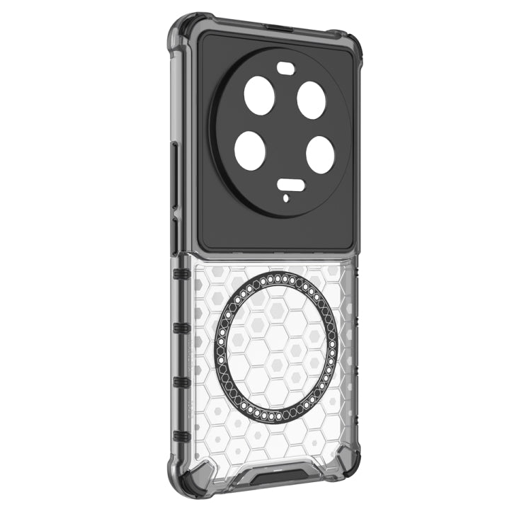 For Xiaomi 13 Ultra Honeycomb Magnetic Ring Shockproof Phone Case