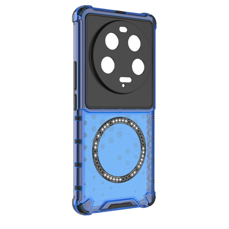 For Xiaomi 13 Ultra Honeycomb Magnetic Ring Shockproof Phone Case