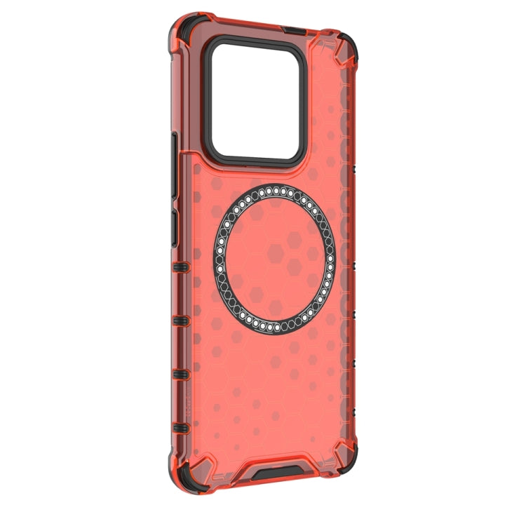 For Xiaomi 13 Pro Honeycomb Magnetic Ring Shockproof Phone Case