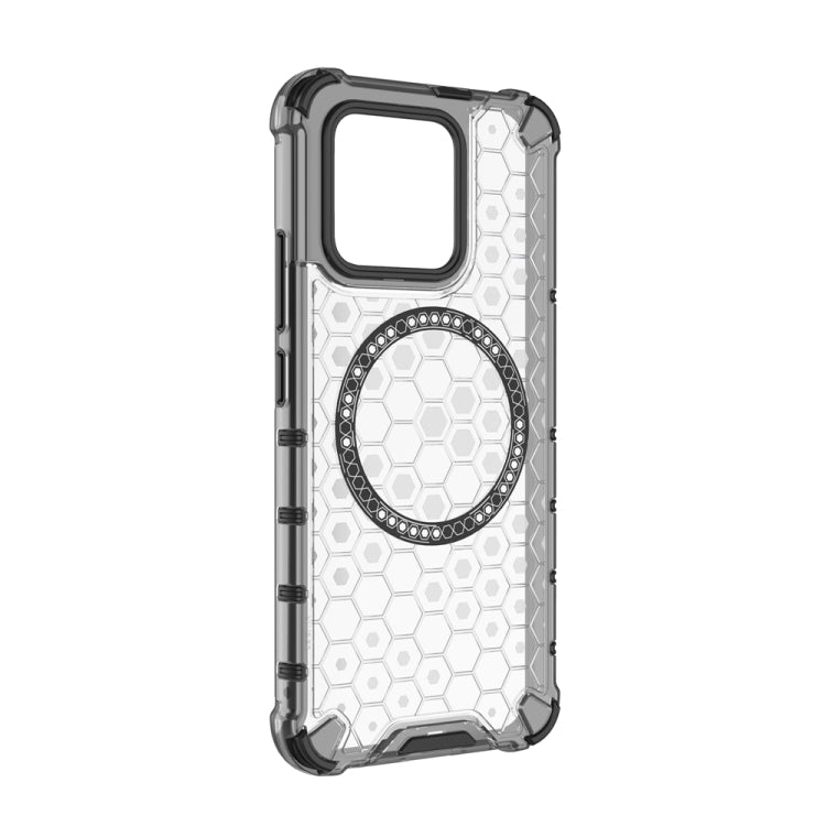 For Xiaomi 13 Honeycomb Magnetic Ring Shockproof Phone Case