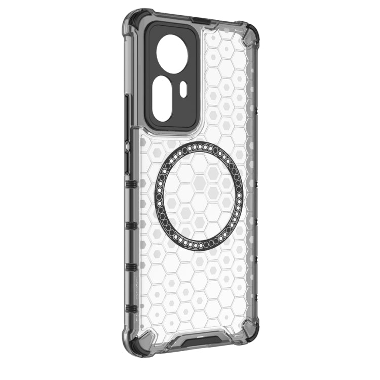 For Xiaomi 12 Pro Honeycomb Magnetic Ring Shockproof Phone Case