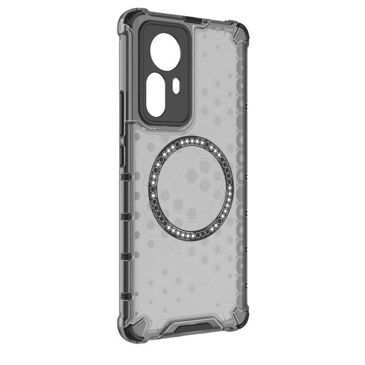 For Xiaomi 12 Pro Honeycomb Magnetic Ring Shockproof Phone Case