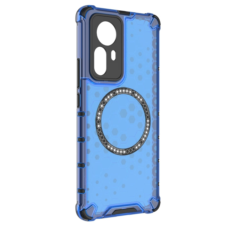 For Xiaomi 12 Pro Honeycomb Magnetic Ring Shockproof Phone Case