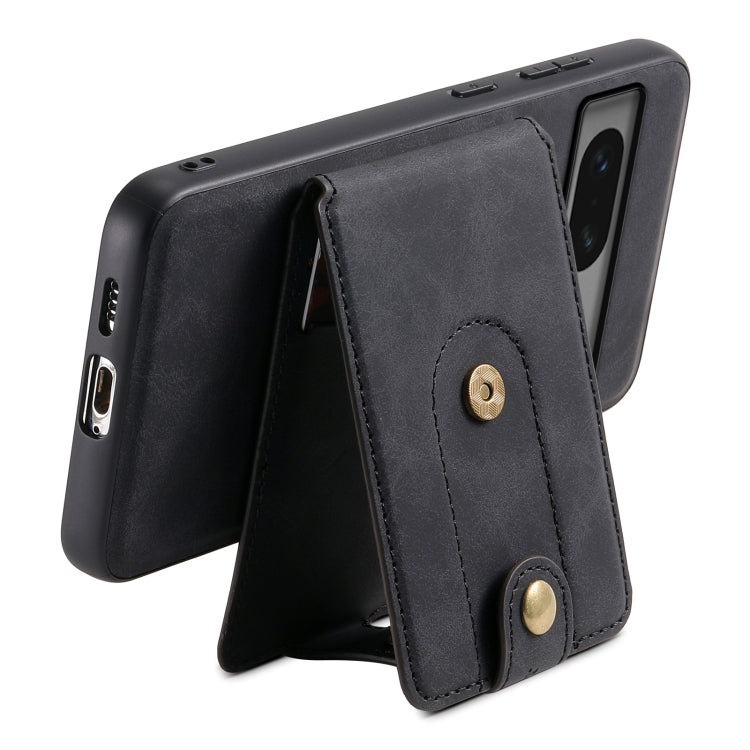 For Google Pixel 7 5G Denior D14 NK Retro Pattern MagSafe Magnetic Card Holder Leather Phone Case