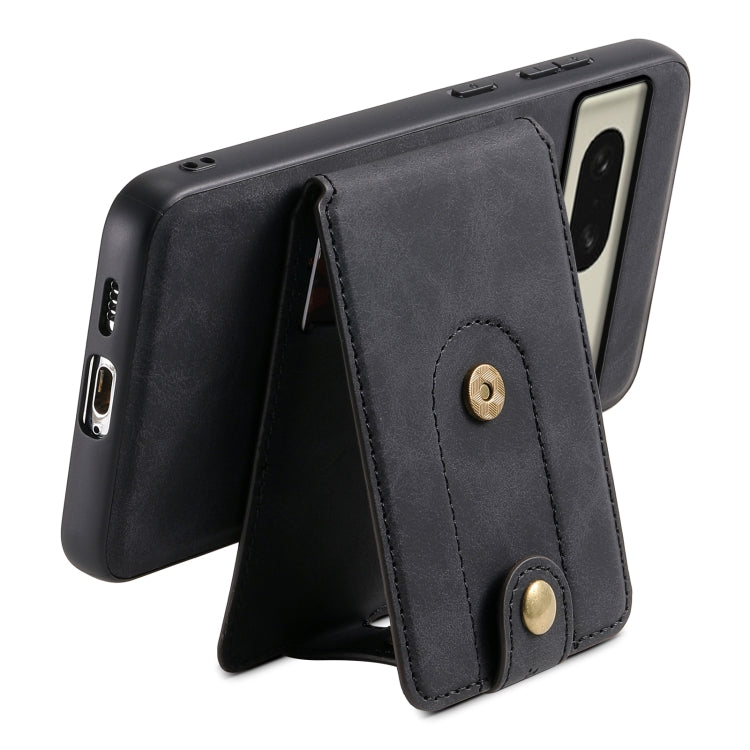 For Google Pixel 8 Denior D14 NK Retro Pattern MagSafe Magnetic Card Holder Leather Phone Case