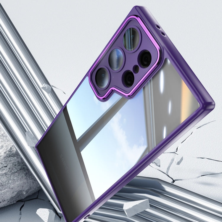 For Samsung Galaxy S24 Ultra 5G Acrylic Hybrid TPU Armor Shockproof Phone Case