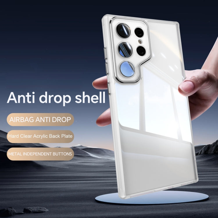 For Samsung Galaxy S24 Ultra 5G Acrylic Hybrid TPU Armor Shockproof Phone Case