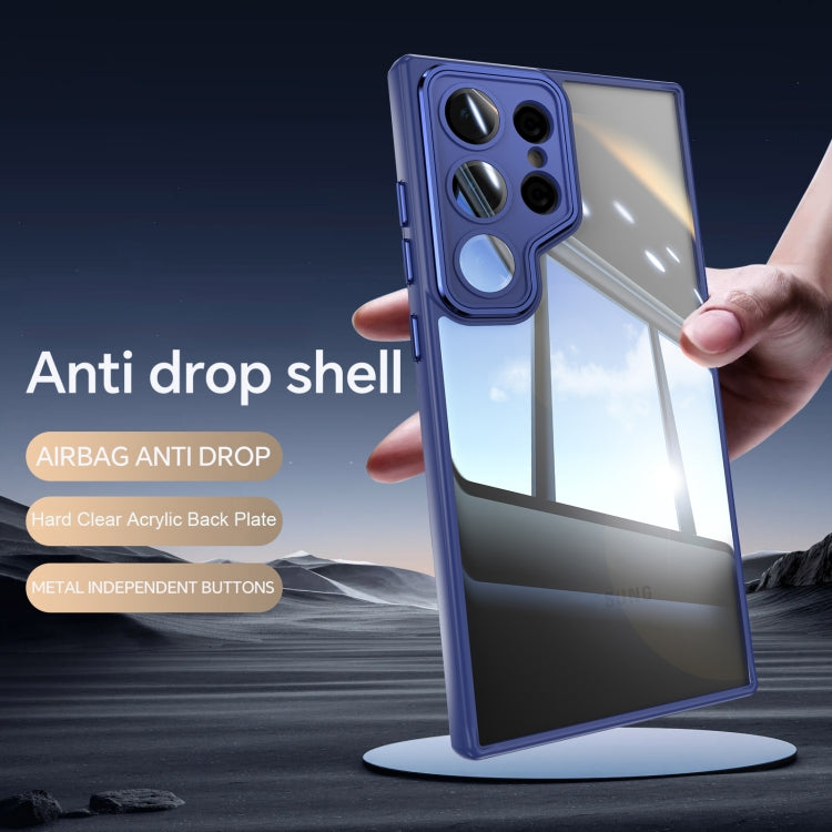 For Samsung Galaxy S23 Ultra 5G Acrylic Hybrid TPU Armor Shockproof Phone Case