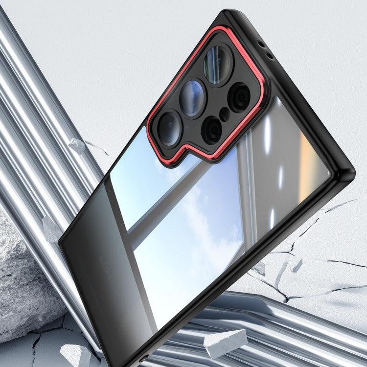 For Samsung Galaxy S25 Ultra 5G Acrylic Hybrid TPU Armor Shockproof Phone Case