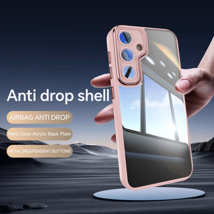 For Samsung Galaxy S25 5G Acrylic Hybrid TPU Armor Shockproof Phone Case