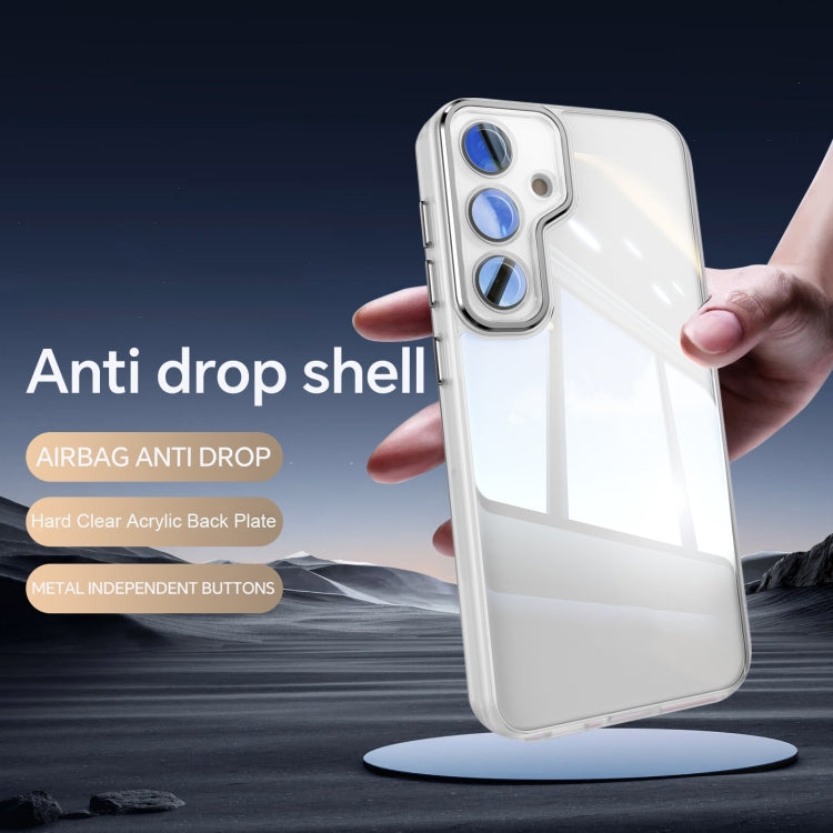 For Samsung Galaxy S25 5G Acrylic Hybrid TPU Armor Shockproof Phone Case