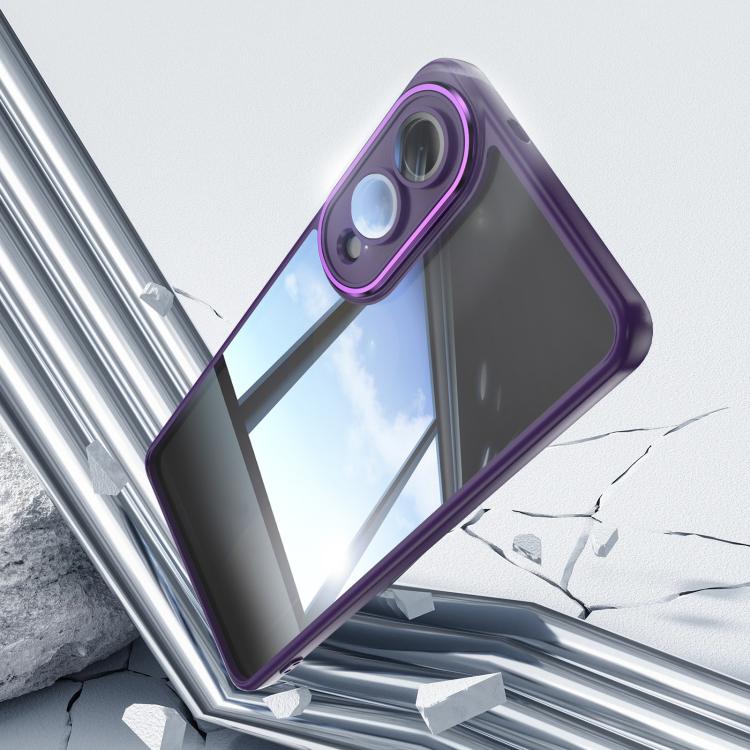For Samsung Galaxy S25 Edge 5G Acrylic Hybrid TPU Armor Shockproof Phone Case