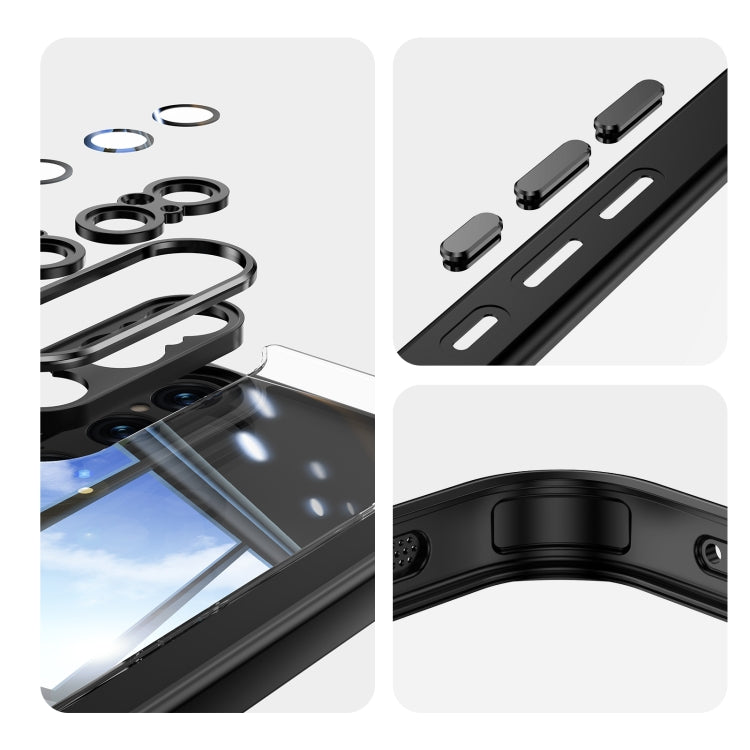 For Sony Xperia 1 VI Acrylic Hybrid TPU Armor Shockproof Phone Case