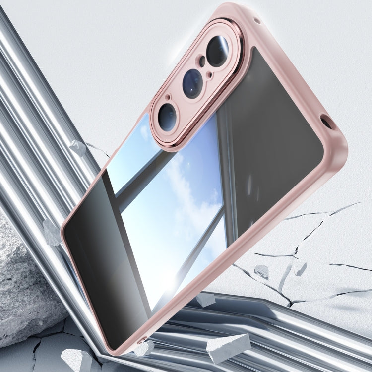 For Sony Xperia 1 VI Acrylic Hybrid TPU Armor Shockproof Phone Case