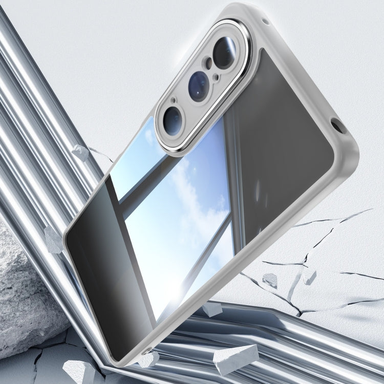 For Sony Xperia 1 VI Acrylic Hybrid TPU Armor Shockproof Phone Case