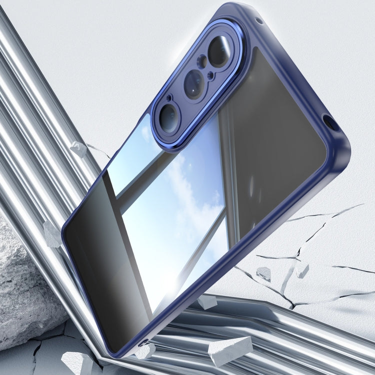For Sony Xperia 1 VI Acrylic Hybrid TPU Armor Shockproof Phone Case