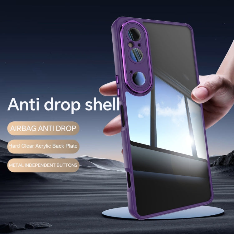 For Sony Xperia 1 VI Acrylic Hybrid TPU Armor Shockproof Phone Case