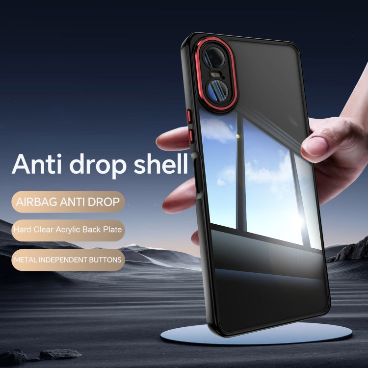 For Sony Xperia 10 VI Acrylic Hybrid TPU Armor Shockproof Phone Case