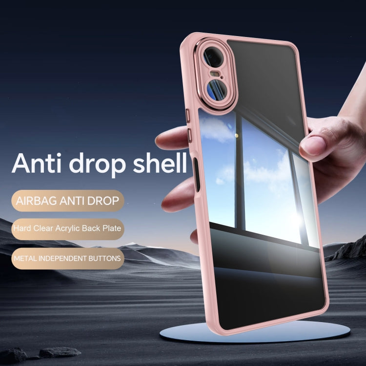 For Sony Xperia 10 VI Acrylic Hybrid TPU Armor Shockproof Phone Case