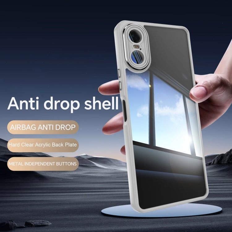 For Sony Xperia 10 VI Acrylic Hybrid TPU Armor Shockproof Phone Case