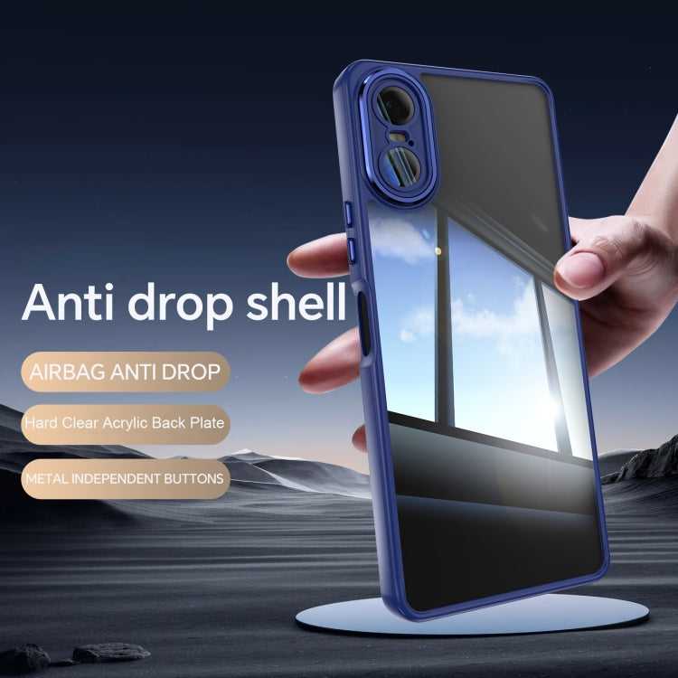 For Sony Xperia 10 VI Acrylic Hybrid TPU Armor Shockproof Phone Case