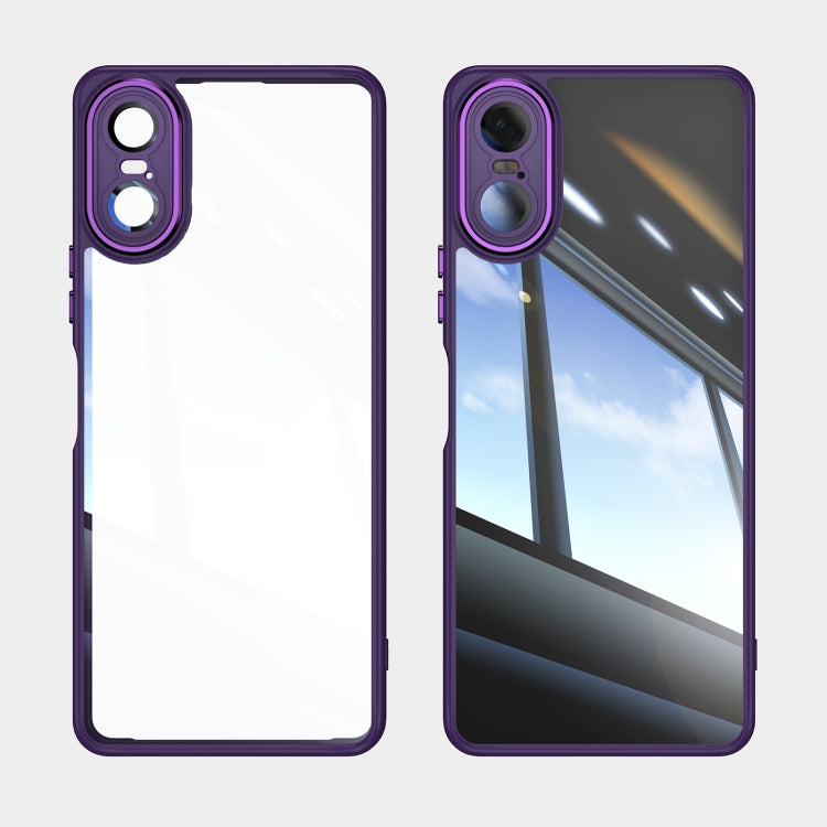For Sony Xperia 10 VI Acrylic Hybrid TPU Armor Shockproof Phone Case