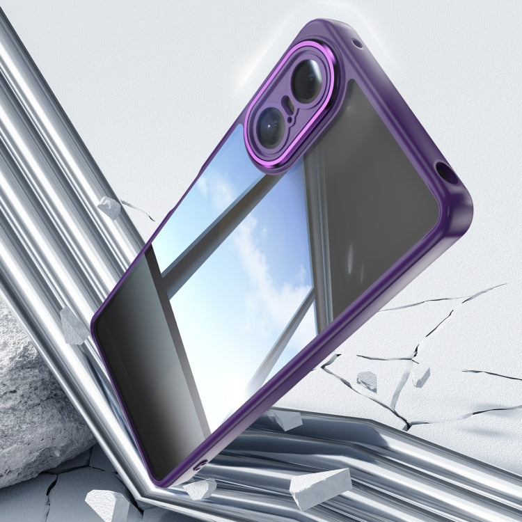 For Sony Xperia 10 VI Acrylic Hybrid TPU Armor Shockproof Phone Case