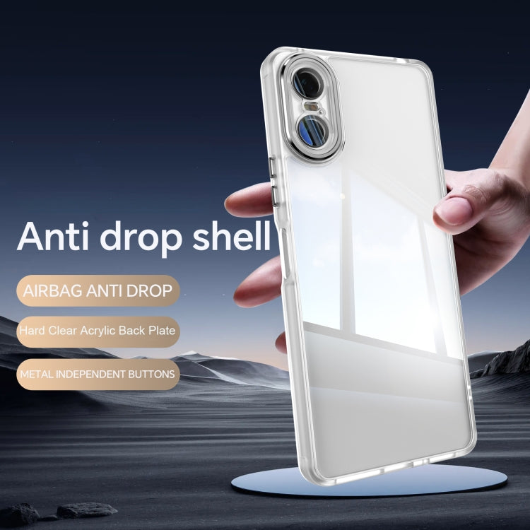 For Sony Xperia 10 VI Acrylic Hybrid TPU Armor Shockproof Phone Case