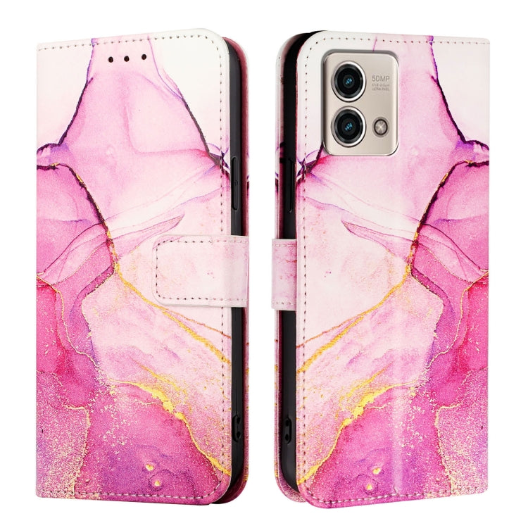 For Motorola Moto G Stylus 2023 4G PT003 Marble Pattern Flip Leather Phone Case
