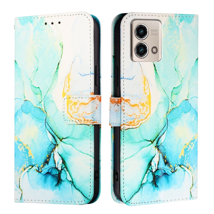 For Motorola Moto G Stylus 2023 4G PT003 Marble Pattern Flip Leather Phone Case