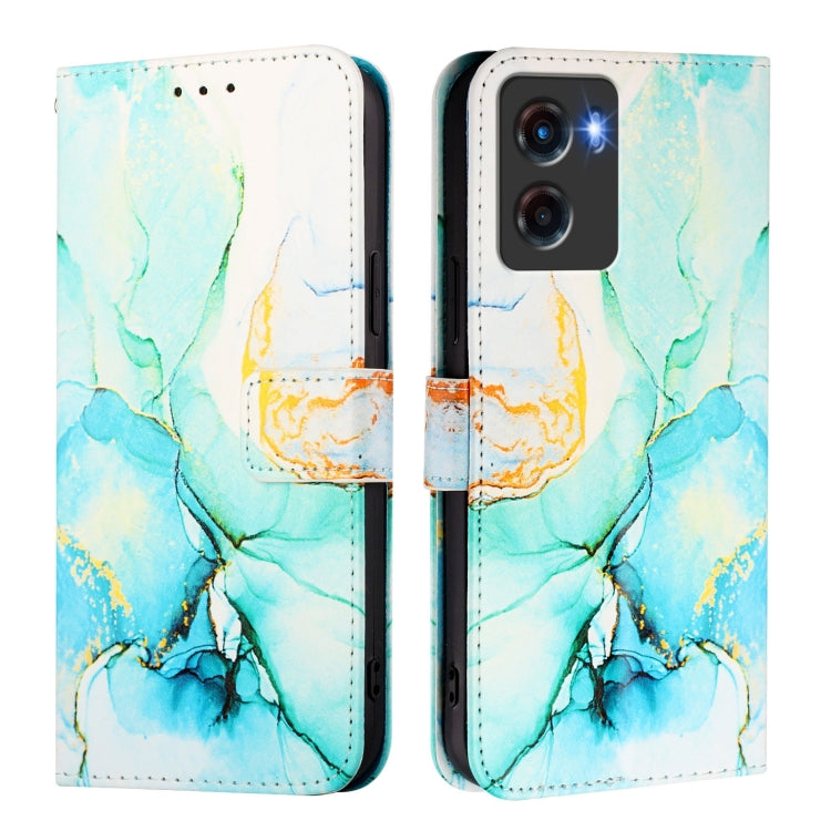 For Motorola Moto G05 PT003 Marble Pattern Flip Leather Phone Case