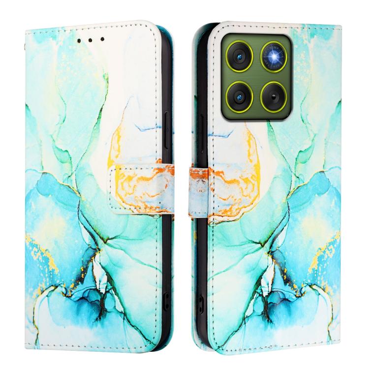 For Motorola Edge 70 5G / X70 Air 5G PT003 Marble Pattern Flip Leather Phone Case