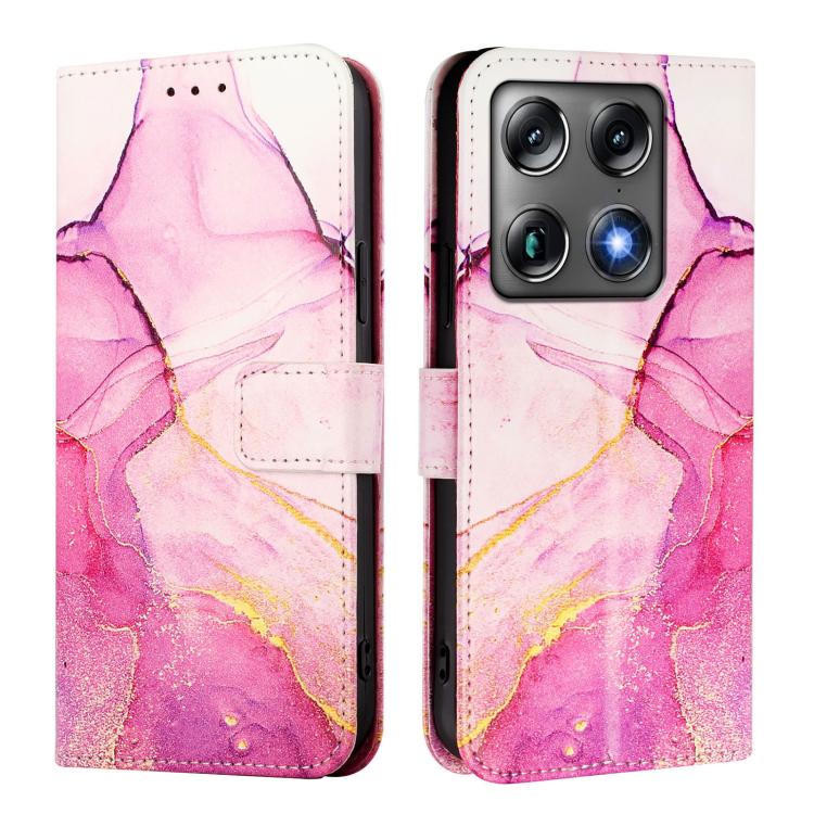 For Motorola Signature 5G PT003 Marble Pattern Flip Leather Phone Case