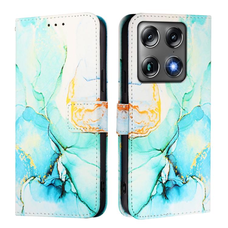 For Motorola Signature 5G PT003 Marble Pattern Flip Leather Phone Case