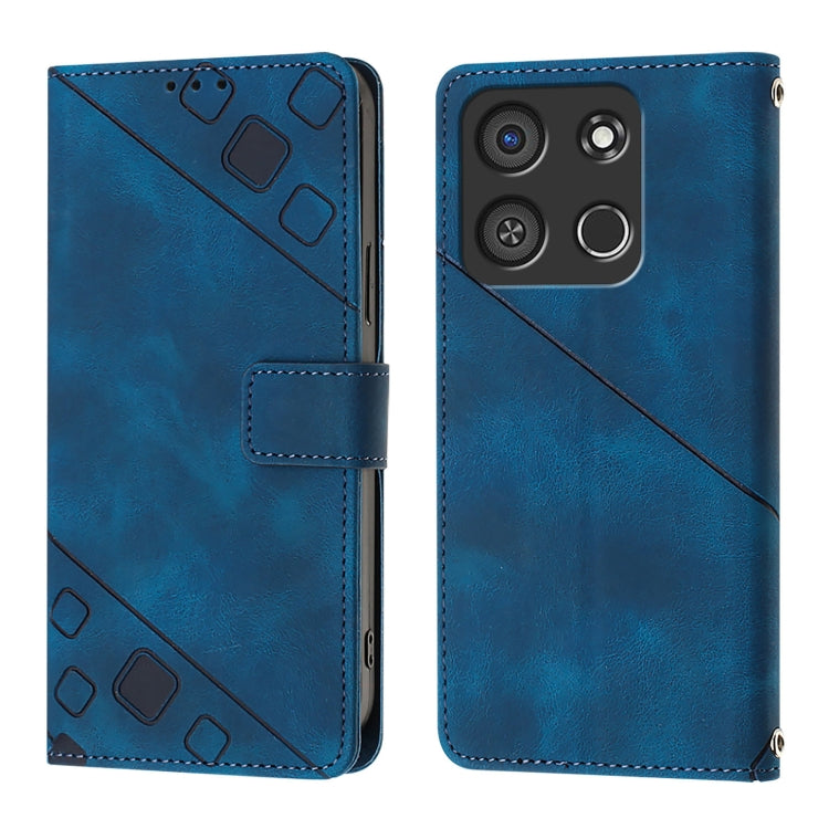 For Itel A05s Skin Feel Embossed Leather Phone Case