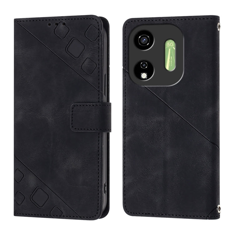 For Itel P55 5G Skin Feel Embossed Leather Phone Case