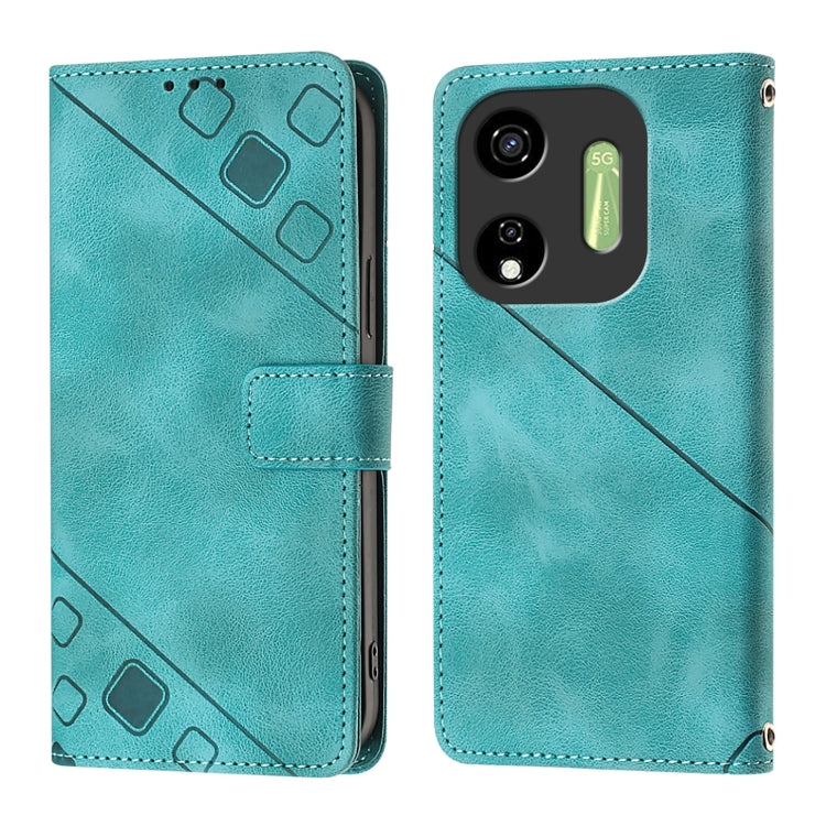For Itel P55 5G Skin Feel Embossed Leather Phone Case