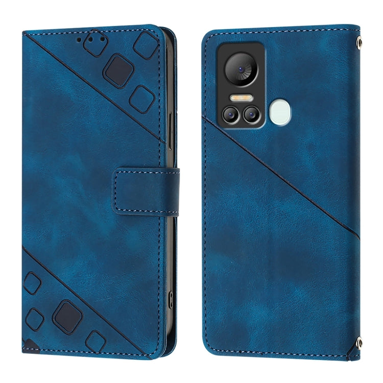 For Itel S18 / Vision 5 Skin Feel Embossed Leather Phone Case