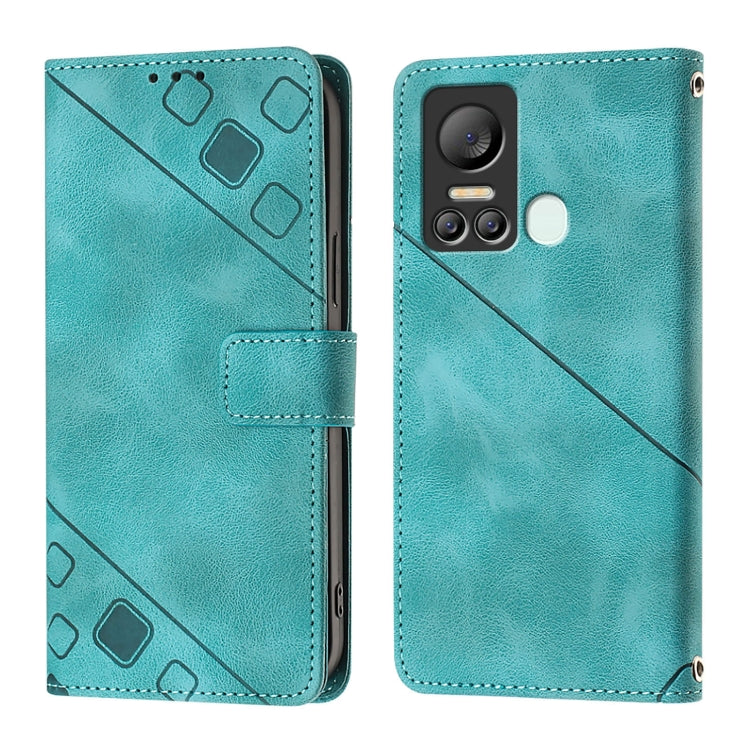 For Itel S18 / Vision 5 Skin Feel Embossed Leather Phone Case