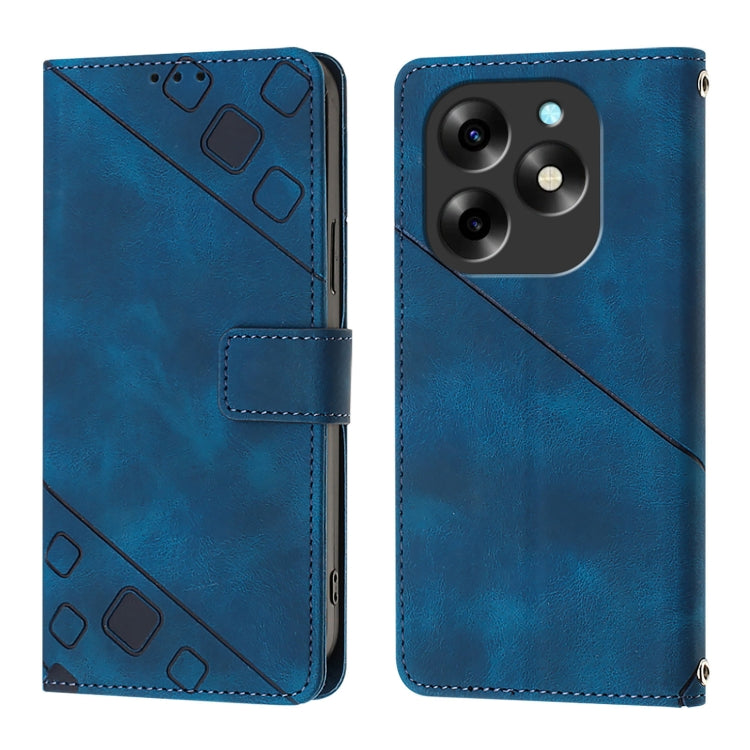 For Itel S23+ Skin Feel Embossed Leather Phone Case
