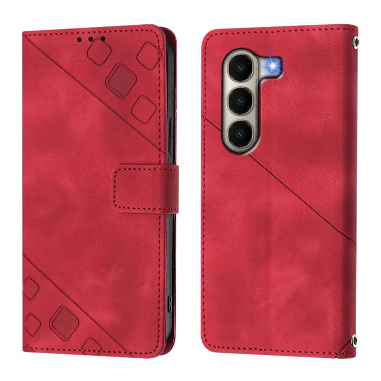 For itel A95 5G Skin Feel Embossed Leather Phone Case