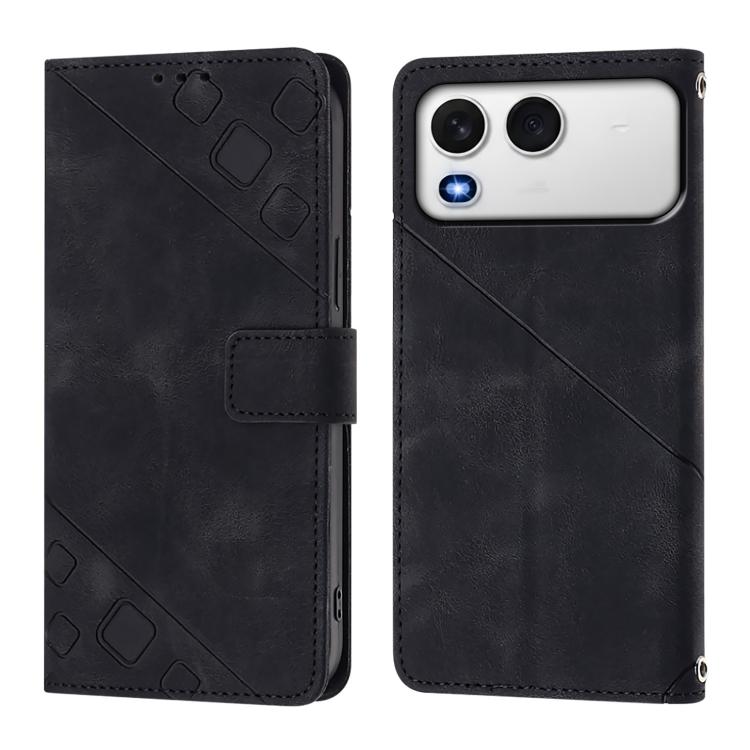 For itel A200 / A200+ 4G Global Skin Feel Embossed Leather Phone Case