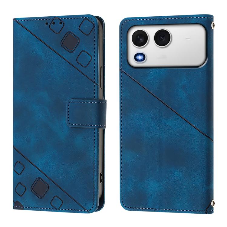 For itel A200 / A200+ 4G Global Skin Feel Embossed Leather Phone Case