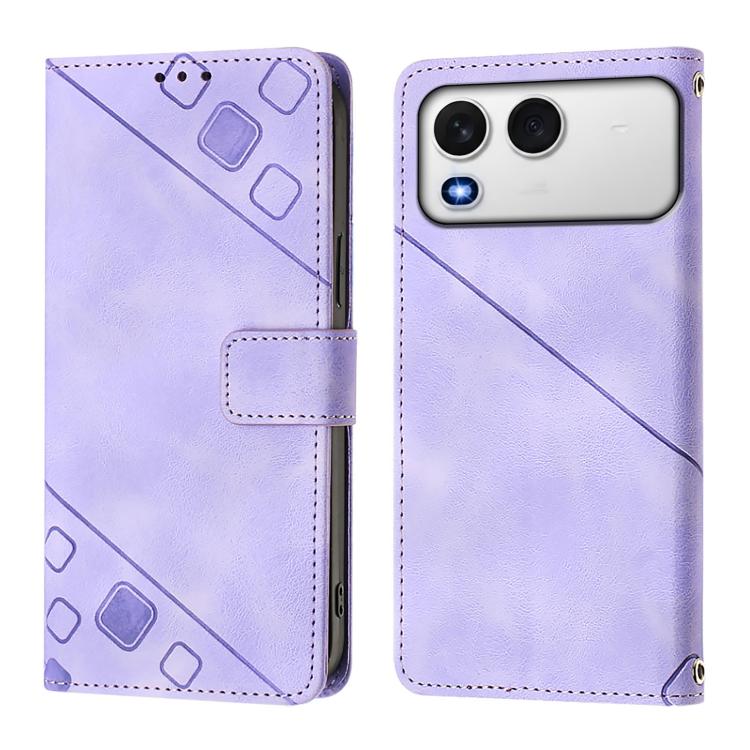 For itel A200 / A200+ 4G Global Skin Feel Embossed Leather Phone Case