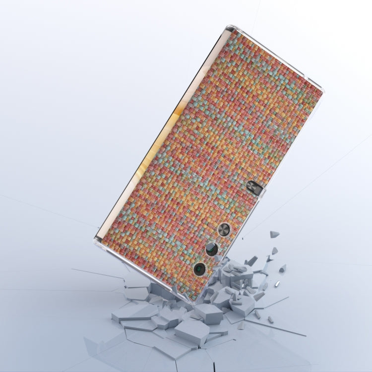 For Honor V Purse Colorful Rhombic Texture Transparent Frame PU Phone Case