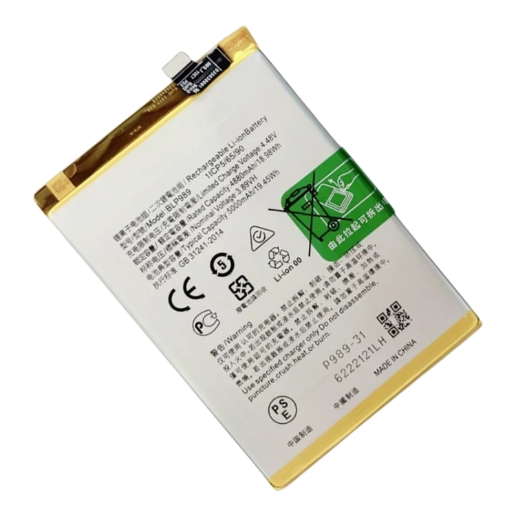 For OnePlus Nord CE 3 Lite / N30 5G BLP989 5000mAh Battery Replacement