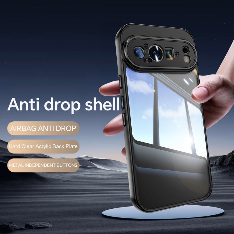For Google Pixel 9 Pro Acrylic Hybrid TPU Armor Shockproof Phone Case
