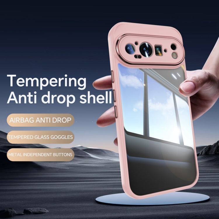 For Google Pixel 9 Pro Acrylic Hybrid TPU Armor Shockproof Phone Case